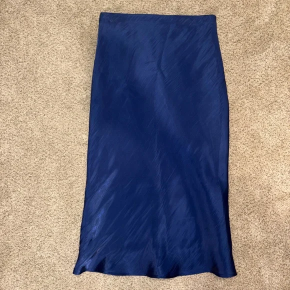 Satin Anthropologie Skirt - Picture 3 of 5
